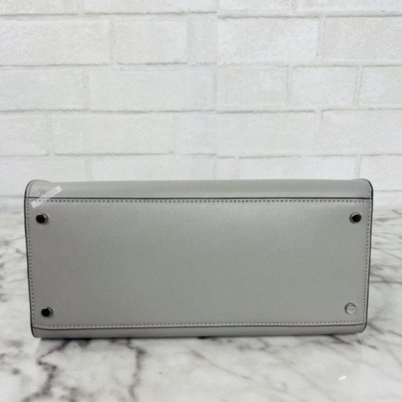 Kate Spade Grey Colorblock Medium Satchel Crossbody - Picture 7 of 9